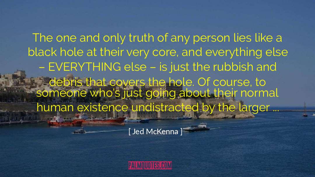 Black Hole quotes by Jed McKenna