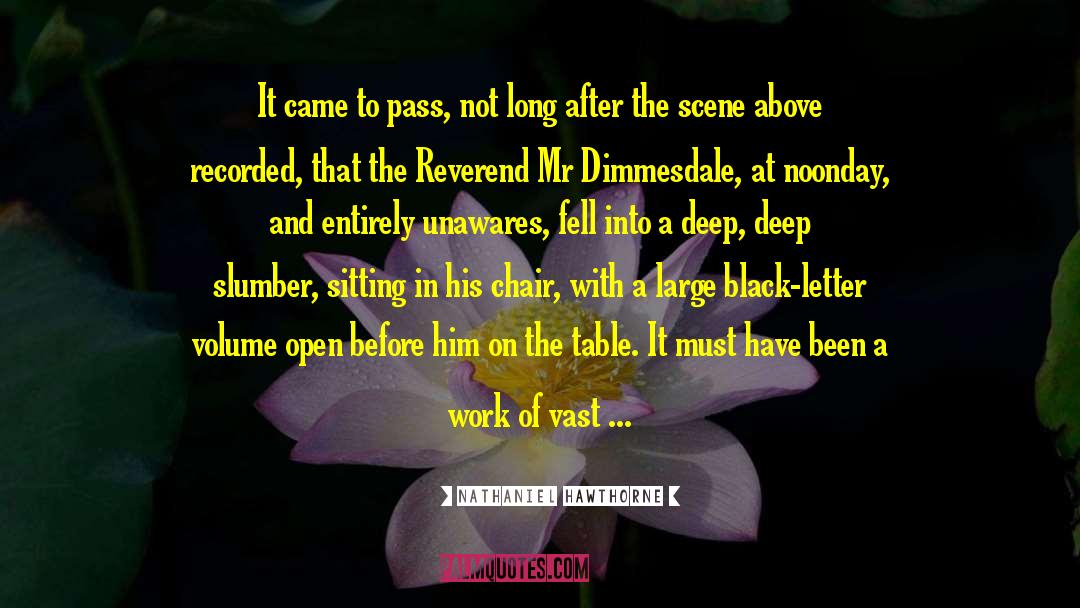 Black Letter quotes by Nathaniel Hawthorne