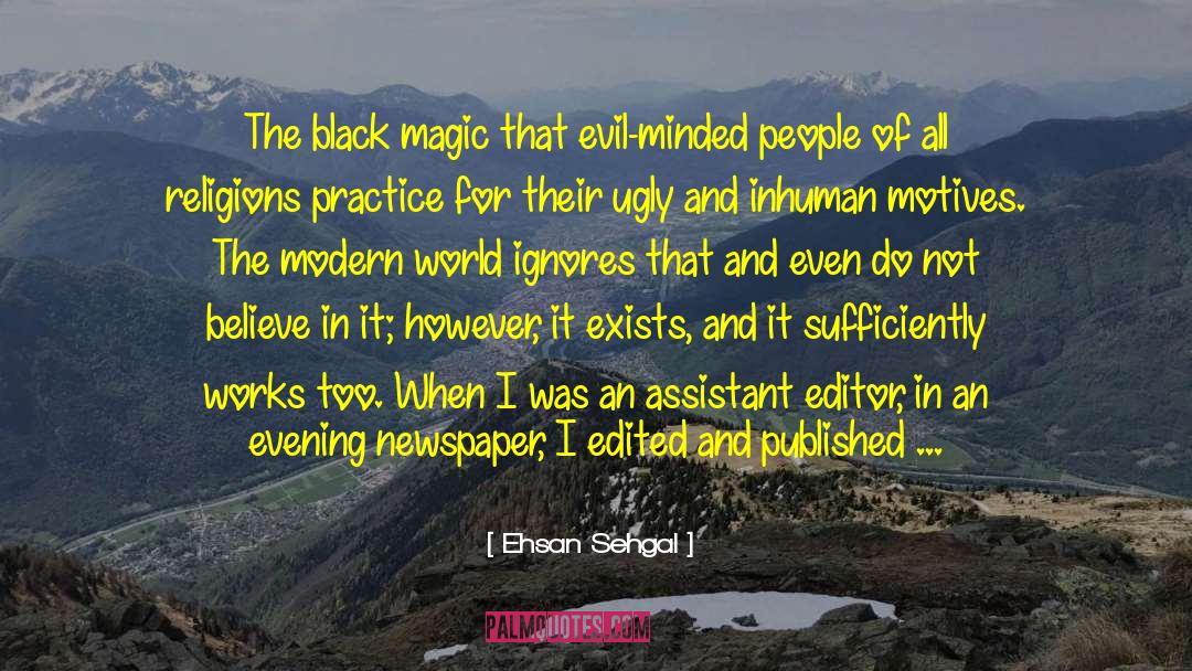 Black Magic quotes by Ehsan Sehgal