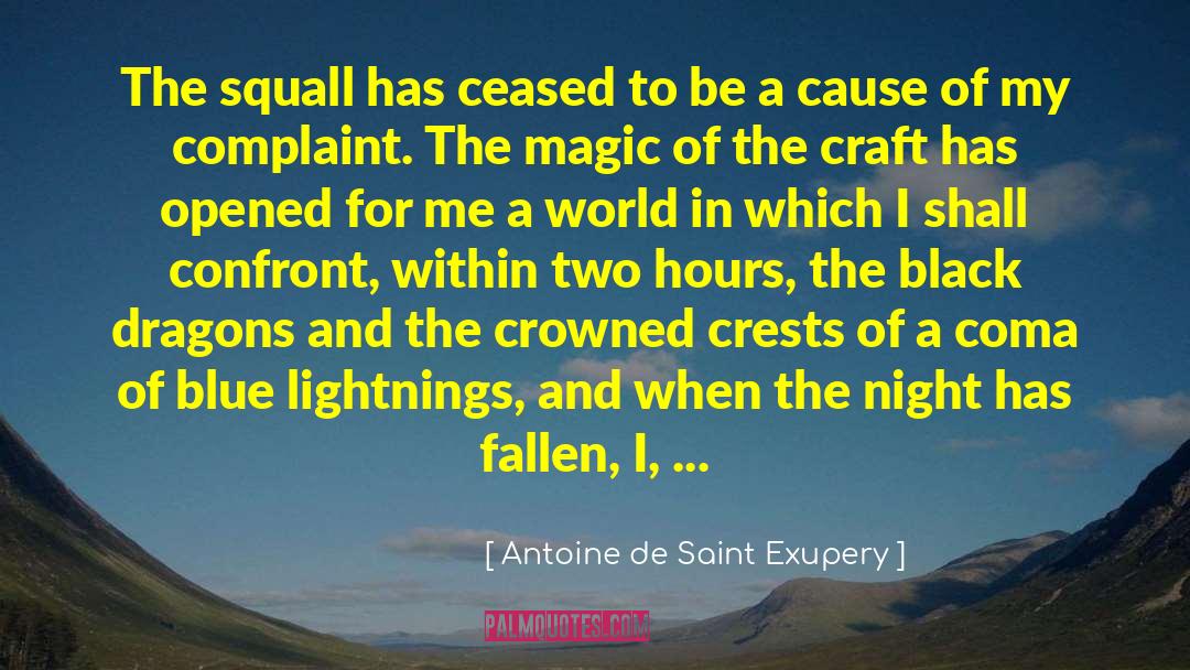 Black Magic Sanction quotes by Antoine De Saint Exupery