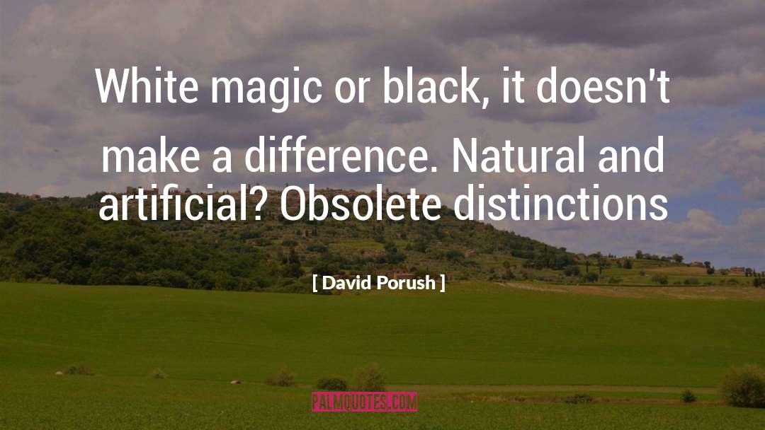 Black Magic Specialist quotes by David Porush