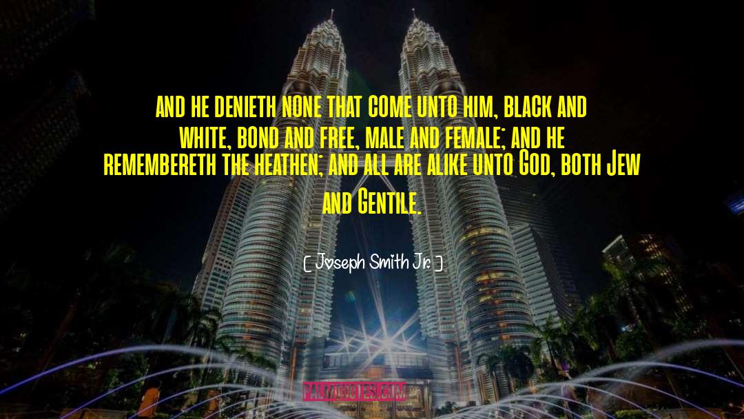 Black Male Empowerment quotes by Joseph Smith Jr.