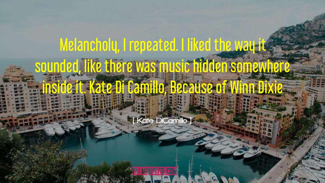 Black Music quotes by Kate DiCamillo