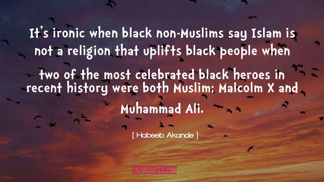 Black Muslim quotes by Habeeb Akande