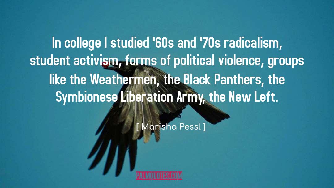 Black Panthers quotes by Marisha Pessl