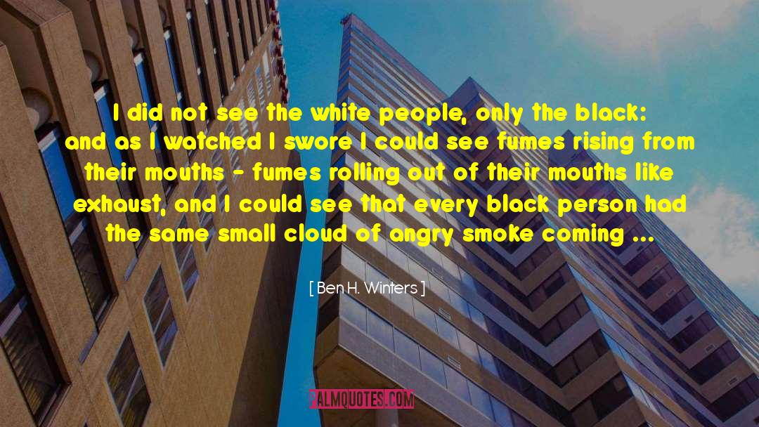 Black Person quotes by Ben H. Winters