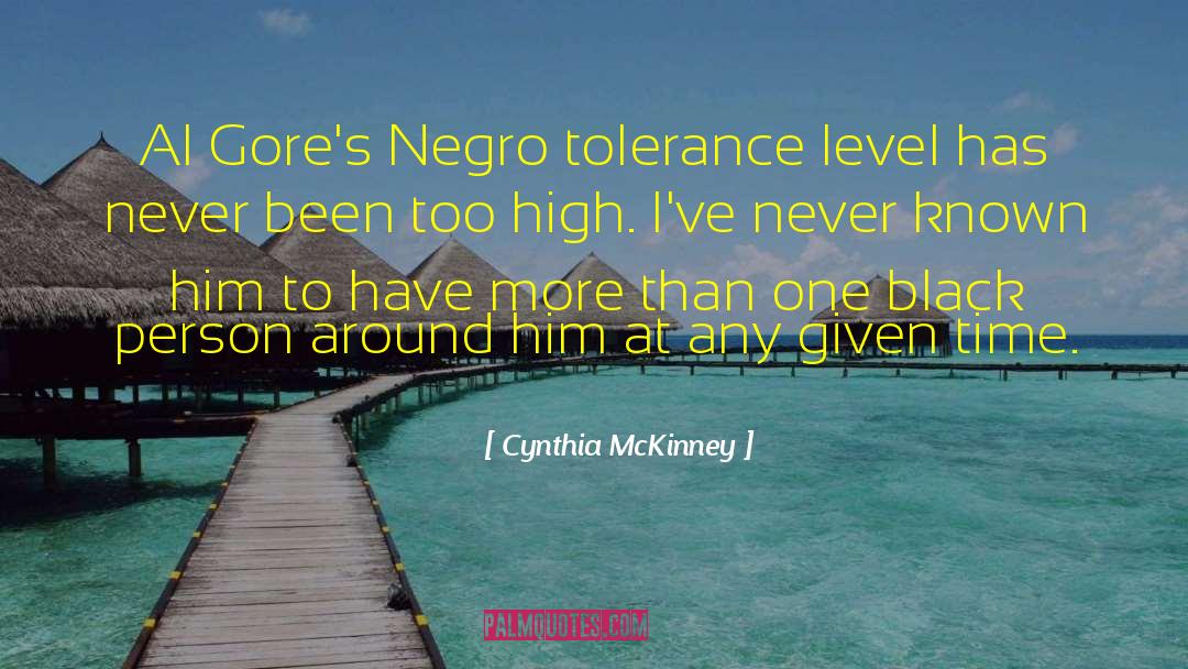 Black Person quotes by Cynthia McKinney