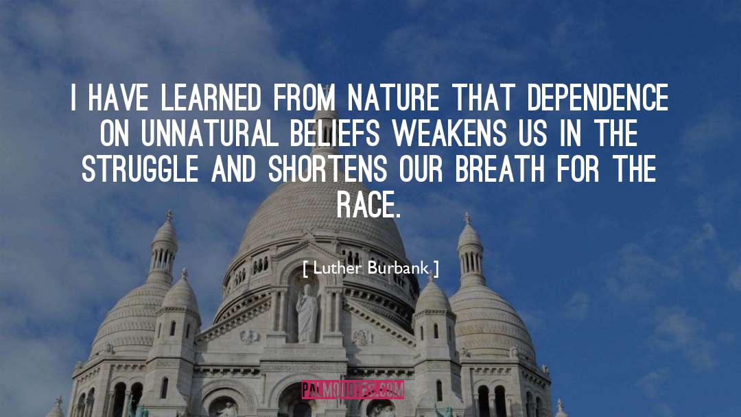 Black Race quotes by Luther Burbank