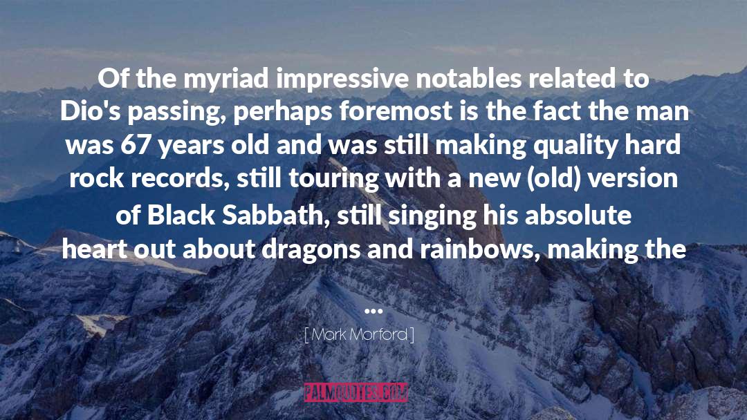 Black Sabbath quotes by Mark Morford