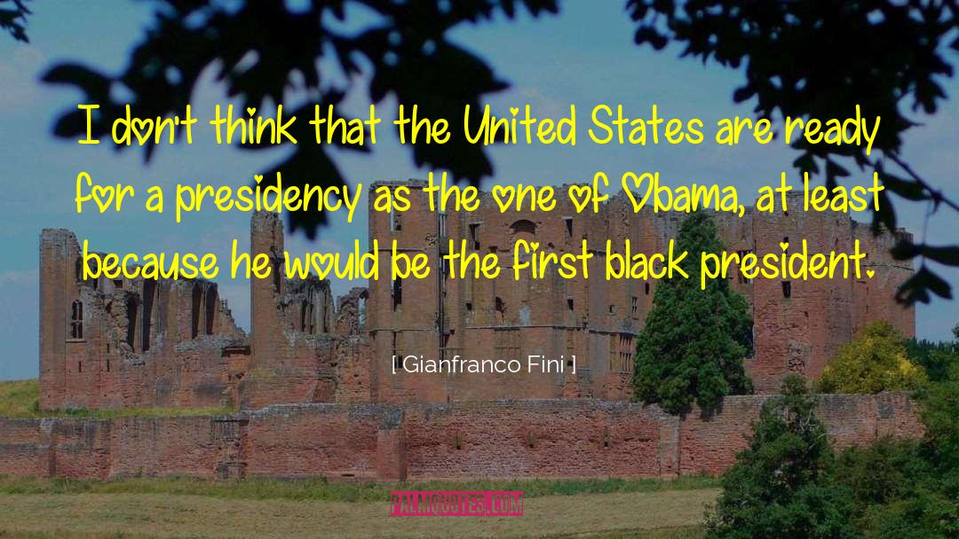 Black Studies quotes by Gianfranco Fini