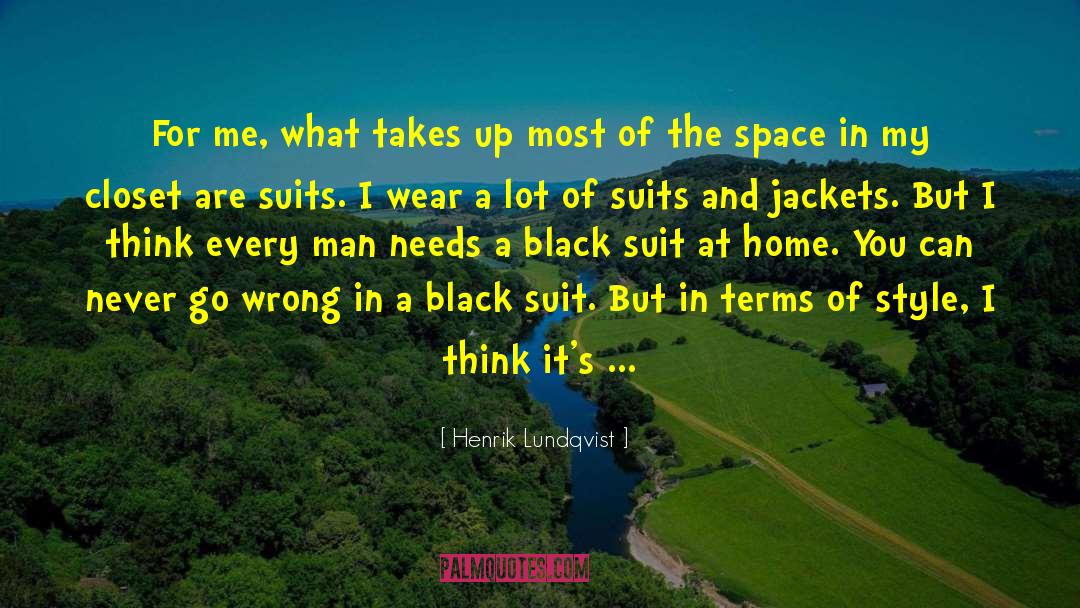 Black Suit quotes by Henrik Lundqvist