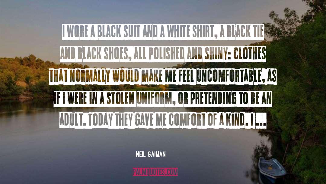 Black Suit quotes by Neil Gaiman