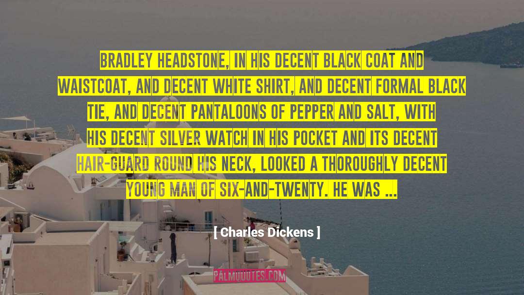 Black Tie quotes by Charles Dickens