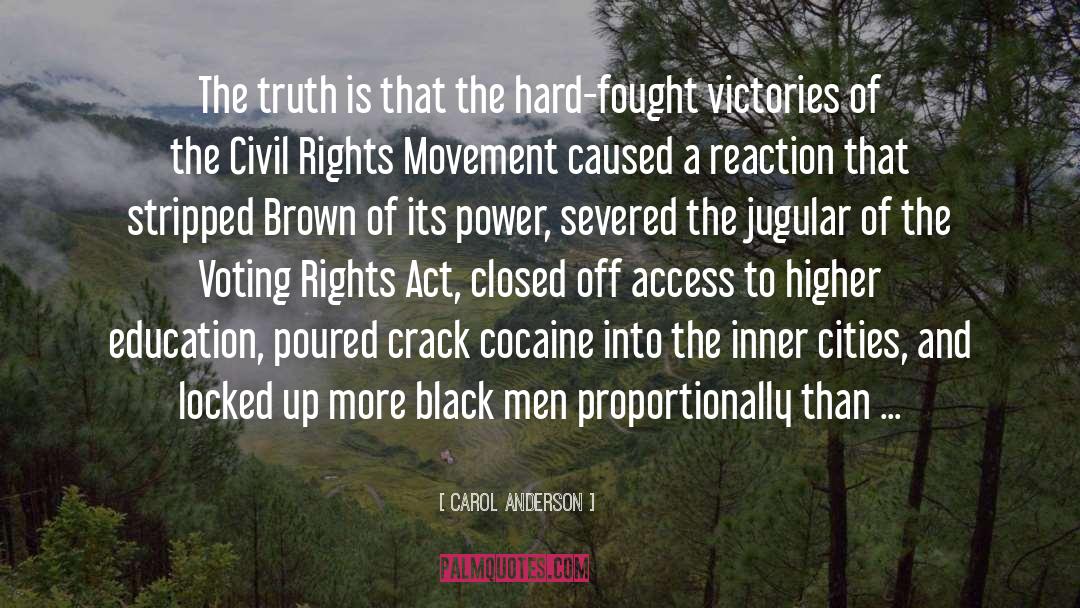 Black Voting quotes by Carol Anderson