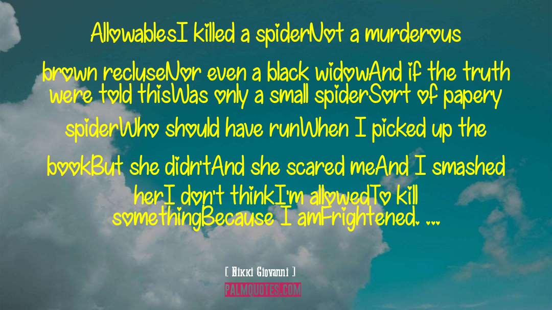 Black Widow Iggy quotes by Nikki Giovanni