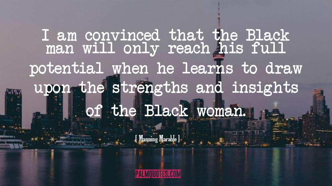 Black Woman quotes by Manning Marable