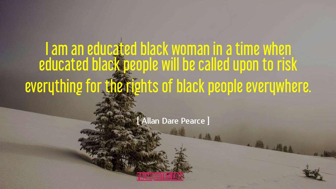 Black Woman quotes by Allan Dare Pearce