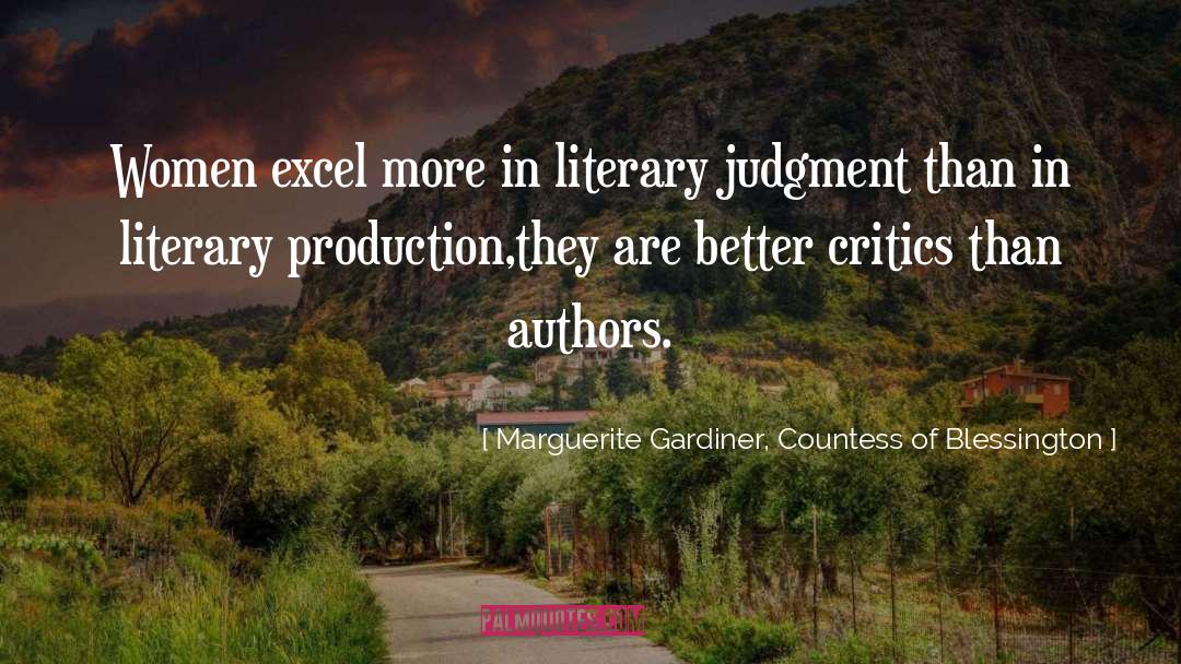 Black Women Authors quotes by Marguerite Gardiner, Countess Of Blessington
