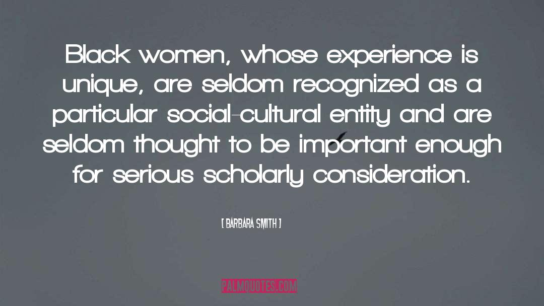 Black Women Hardship quotes by Barbara Smith