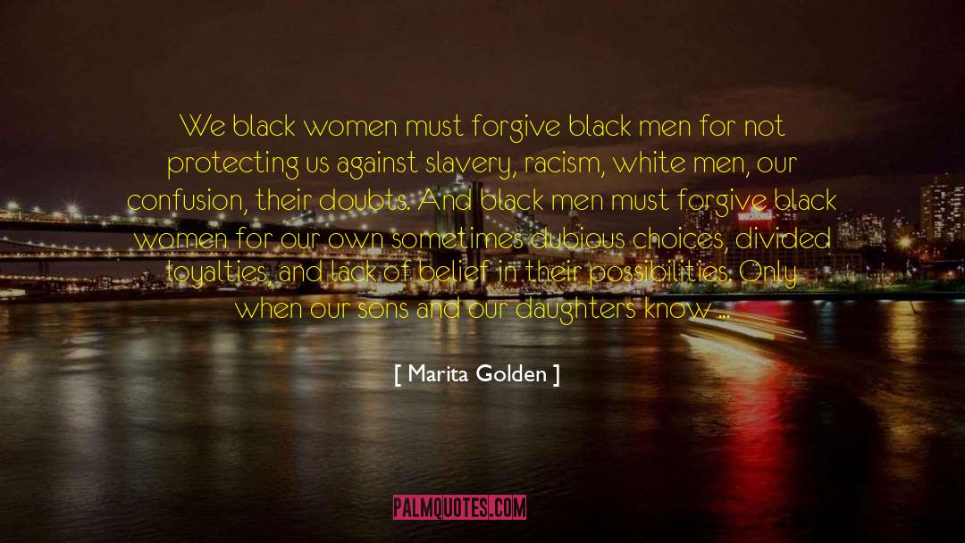 Black Women Hardship quotes by Marita Golden