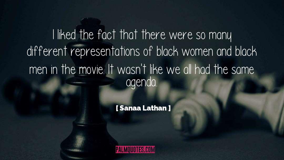 Black Women Inspirational quotes by Sanaa Lathan