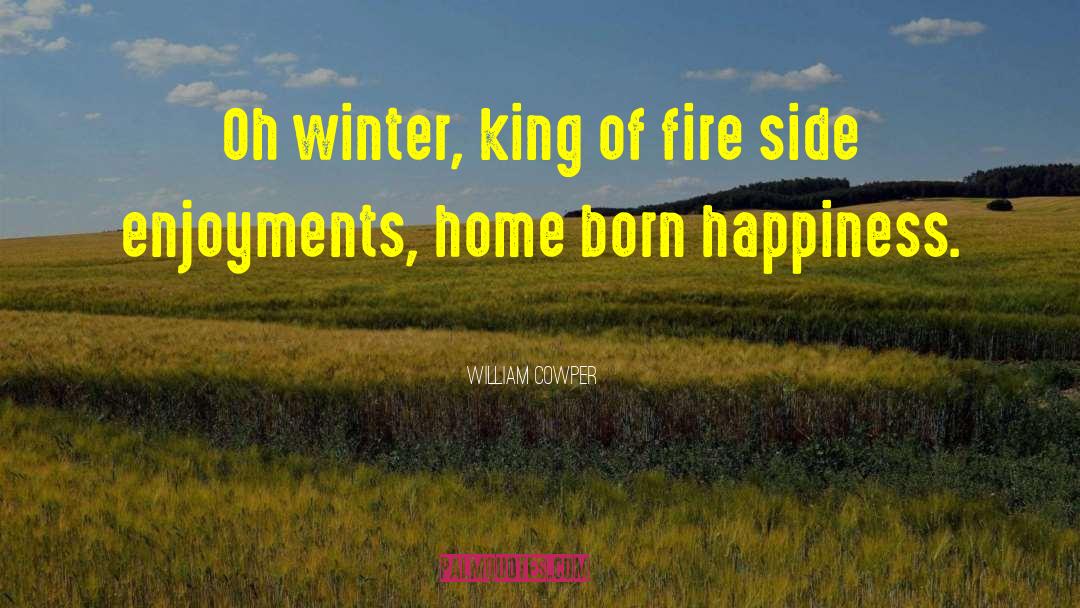 Blackberry Winter quotes by William Cowper