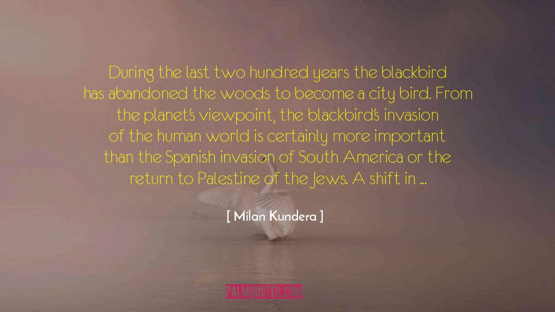 Blackbird quotes by Milan Kundera