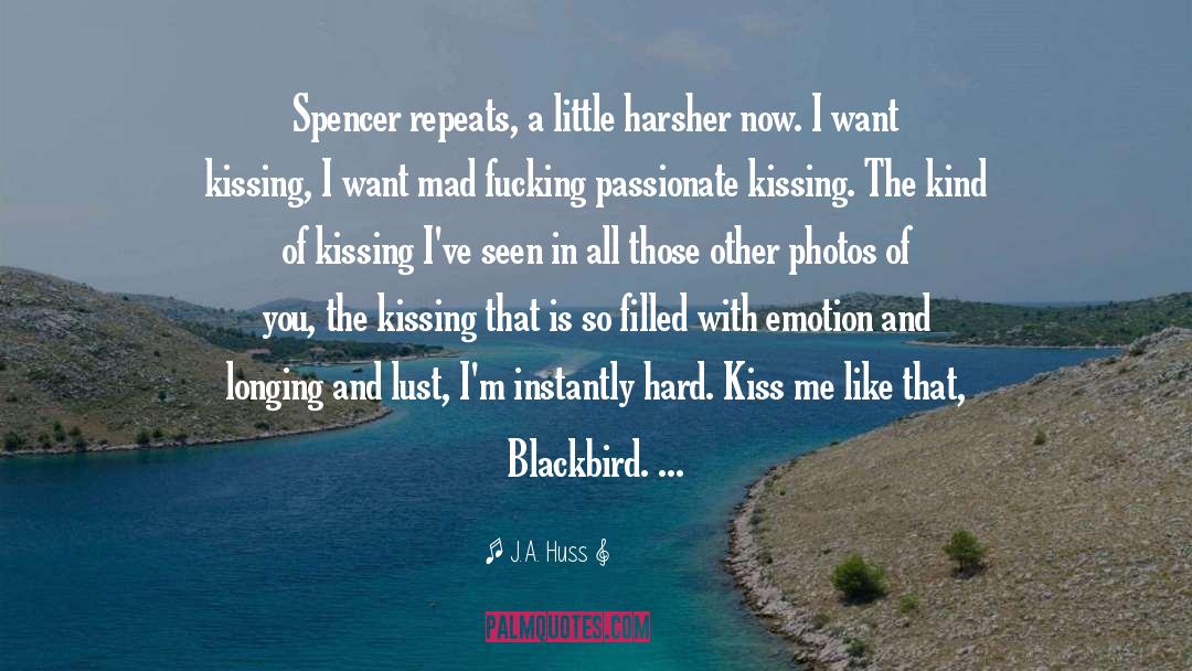 Blackbird quotes by J.A. Huss