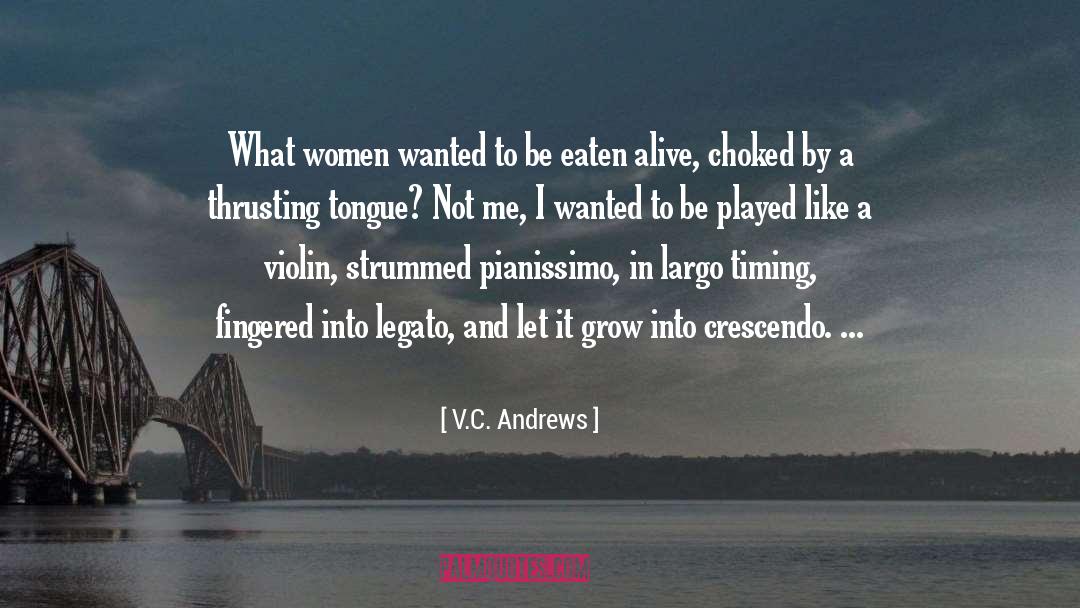 Blackerby Violin quotes by V.C. Andrews