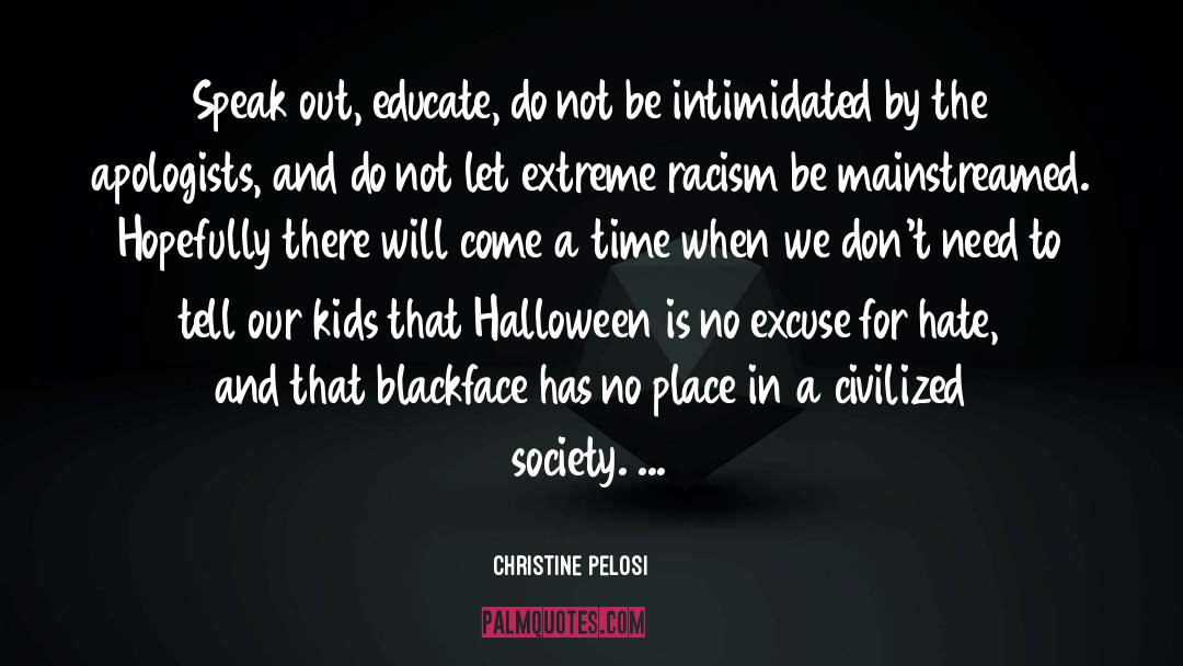 Blackface quotes by Christine Pelosi