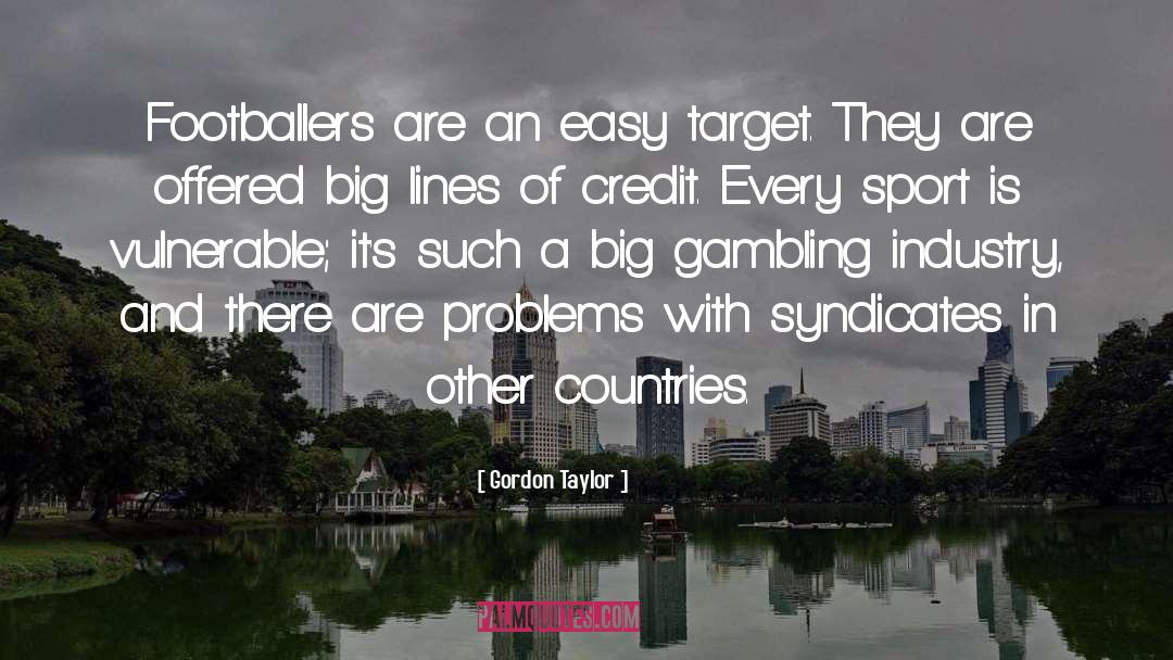 Blackjack Gambling quotes by Gordon Taylor