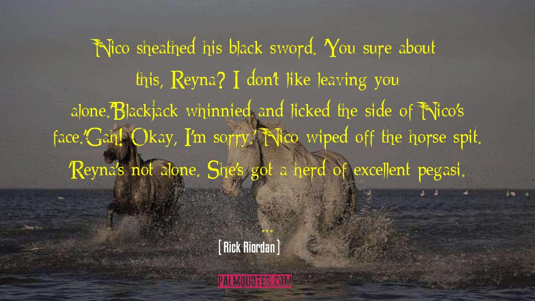 Blackjack quotes by Rick Riordan