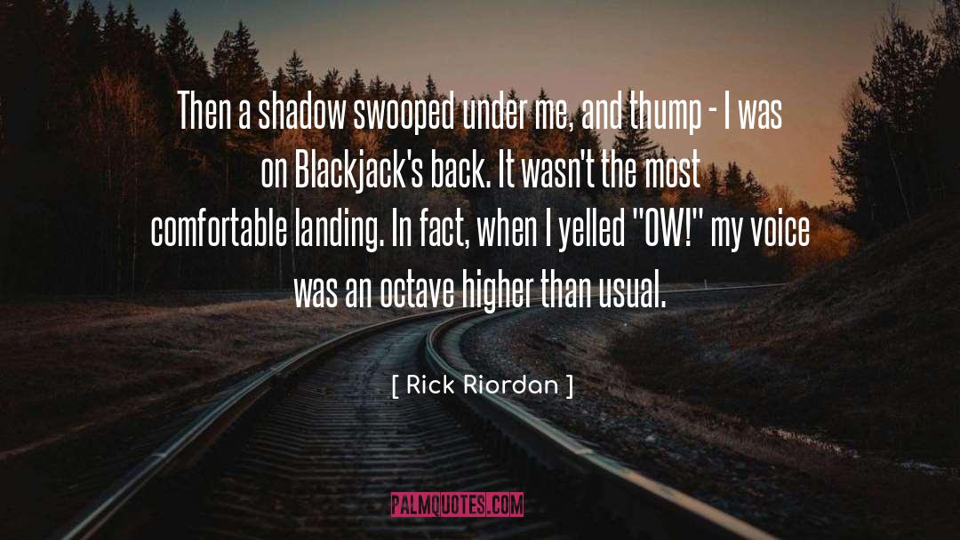 Blackjack quotes by Rick Riordan