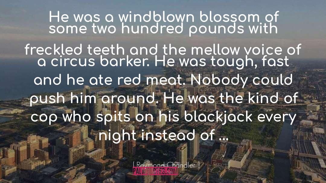 Blackjack quotes by Raymond Chandler