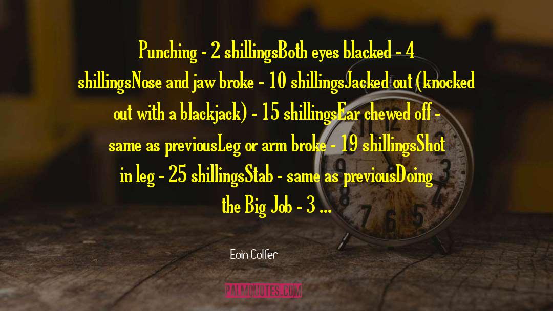 Blackjack quotes by Eoin Colfer