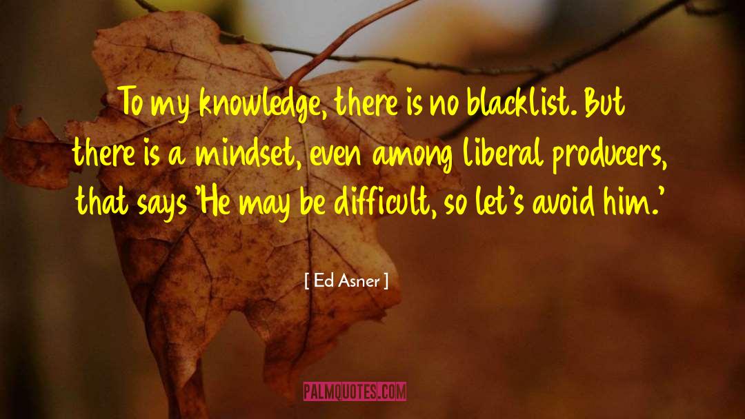 Blacklist quotes by Ed Asner