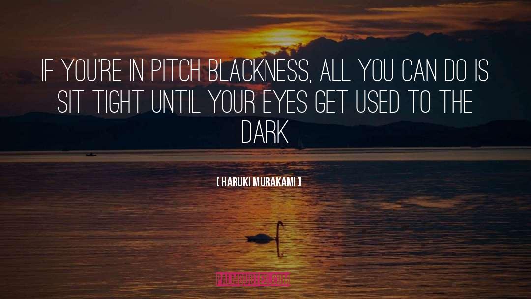 Blackness quotes by Haruki Murakami