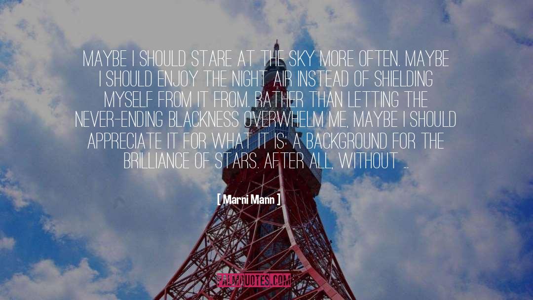 Blackness quotes by Marni Mann