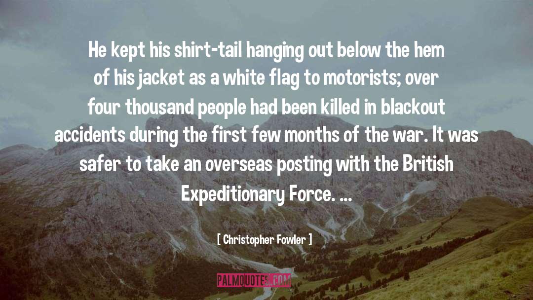 Blackout quotes by Christopher Fowler