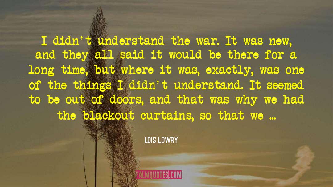 Blackout quotes by Lois Lowry