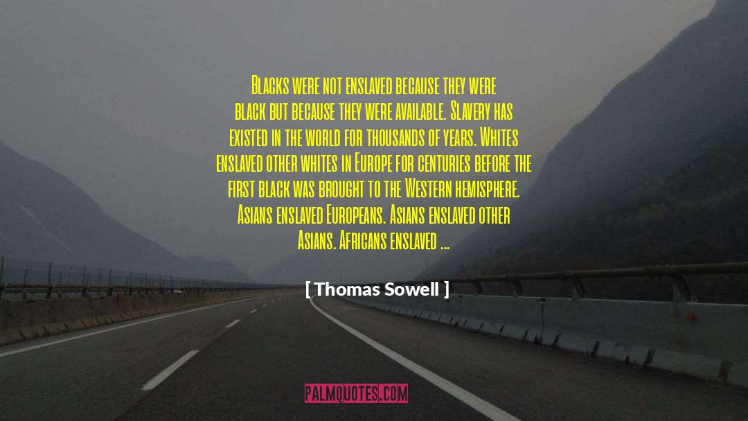 Blacks quotes by Thomas Sowell