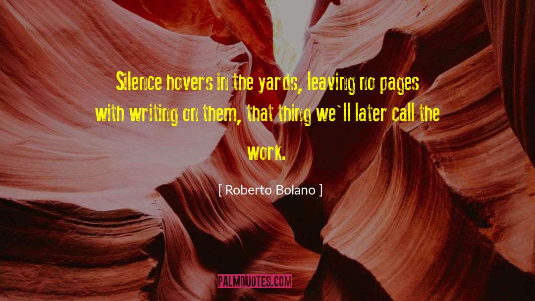 Blackwell Pages quotes by Roberto Bolano