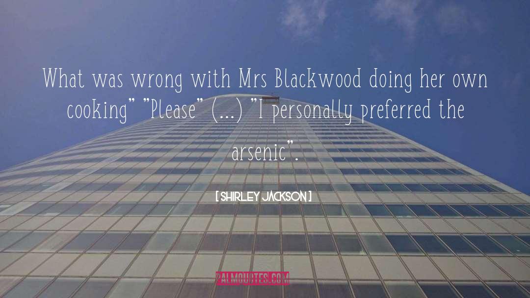 Blackwood quotes by Shirley Jackson