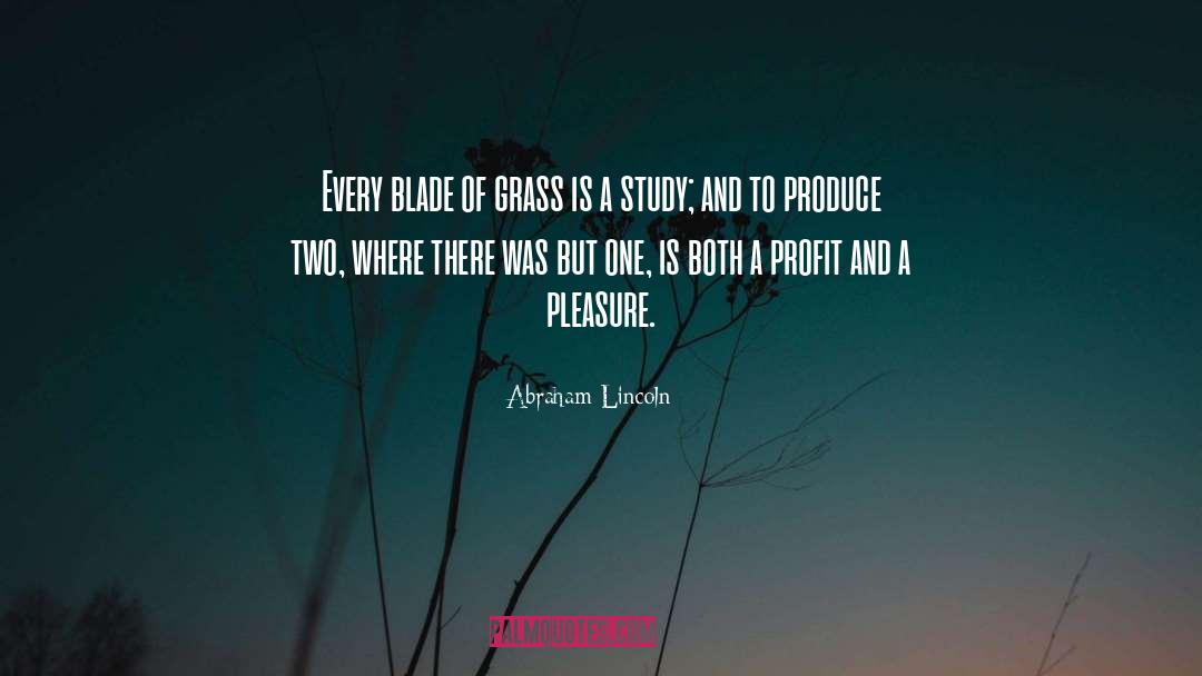 Blade Of Grass quotes by Abraham Lincoln