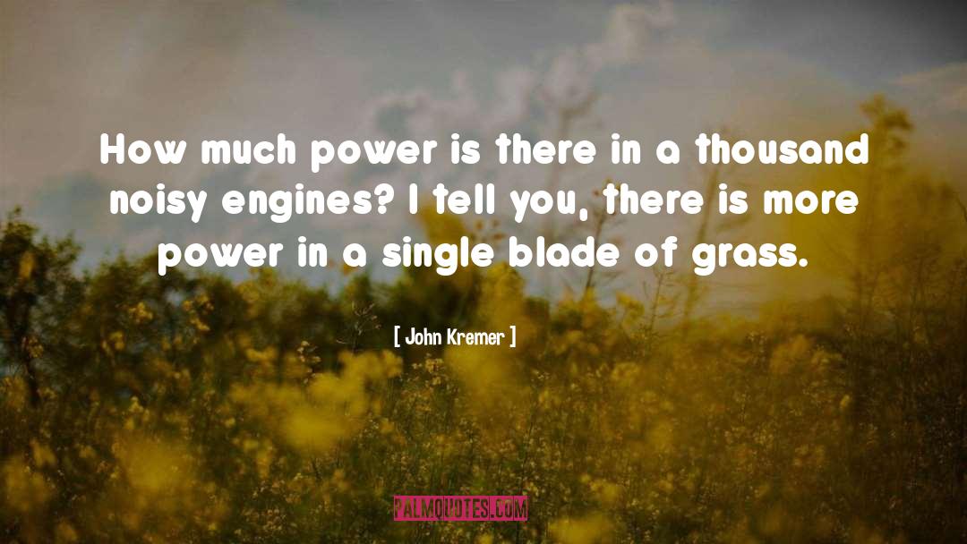 Blade Of Grass quotes by John Kremer