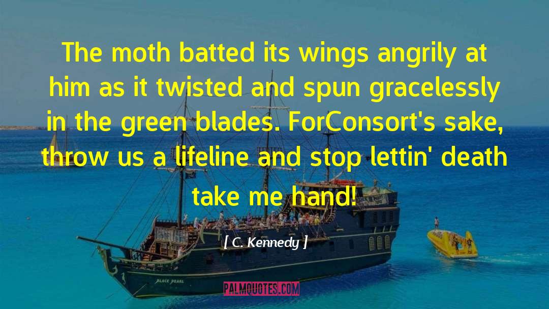 Blades quotes by C. Kennedy