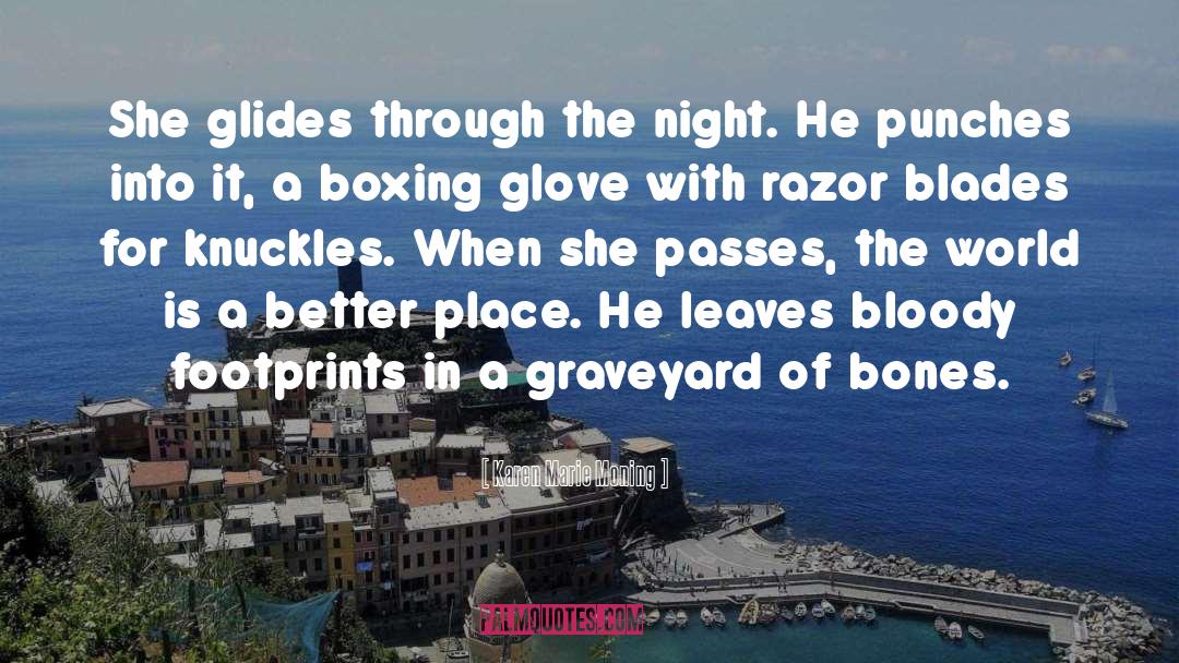 Blades quotes by Karen Marie Moning