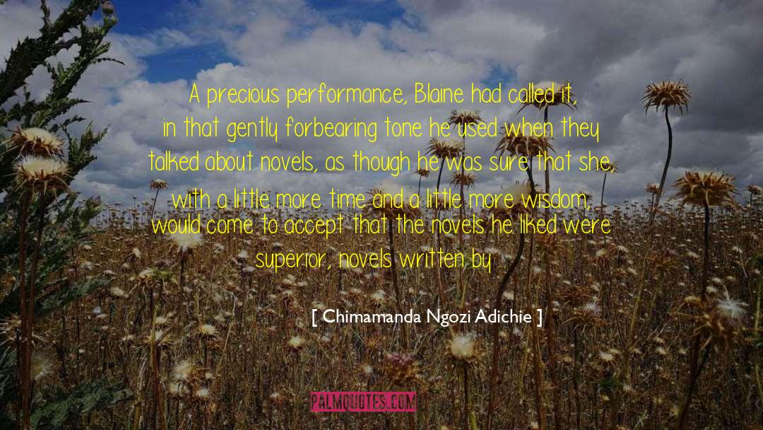 Blaine quotes by Chimamanda Ngozi Adichie