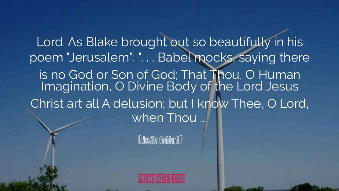 Blake quotes by Neville Goddard