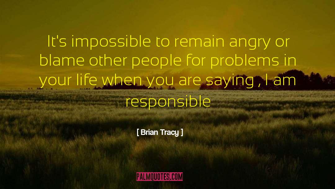 Blame Undesirable quotes by Brian Tracy